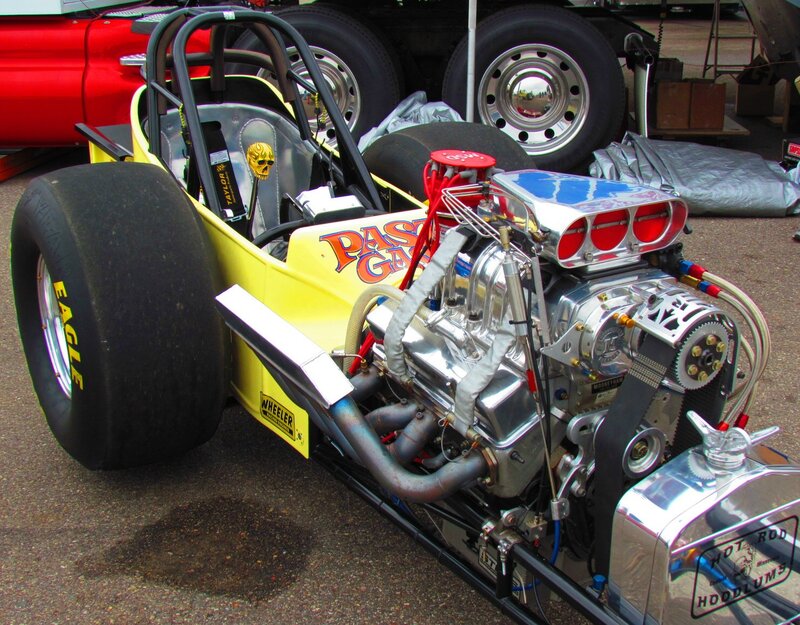 Yellow Dragster Car — Mechanical