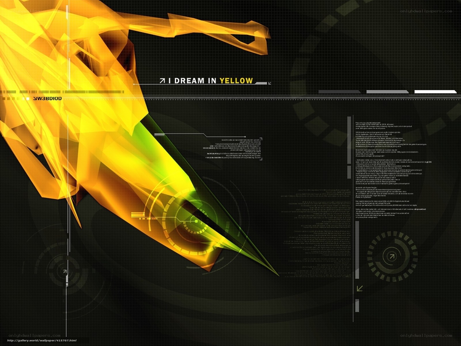 Yellow Dream Interface