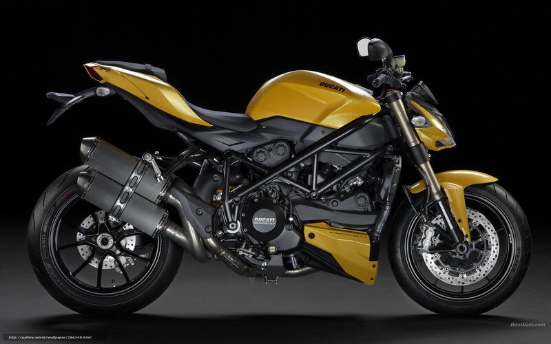 Yellow Ducati Motorcycle — Dramatic, Photograph, Exhaust