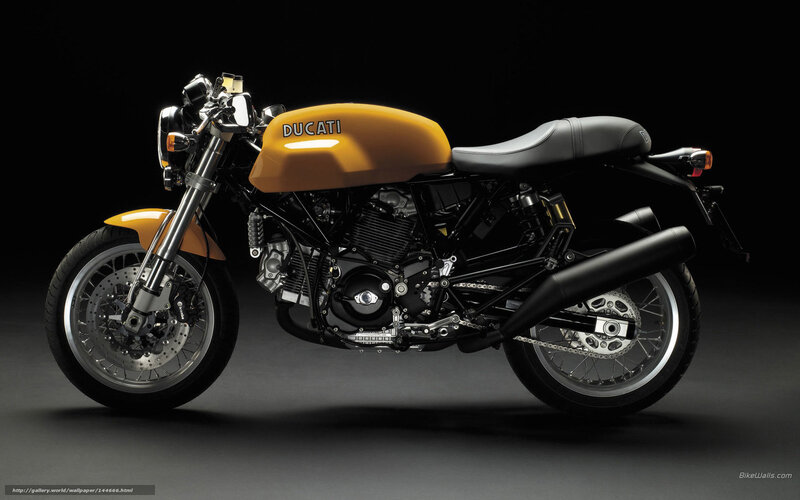 Yellow Ducati Motorcycle — Dramatic, Photograph, Seat, Engine