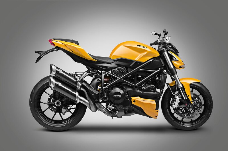 Yellow Ducati Motorcycle — Neutral, Photograph, Exhaust
