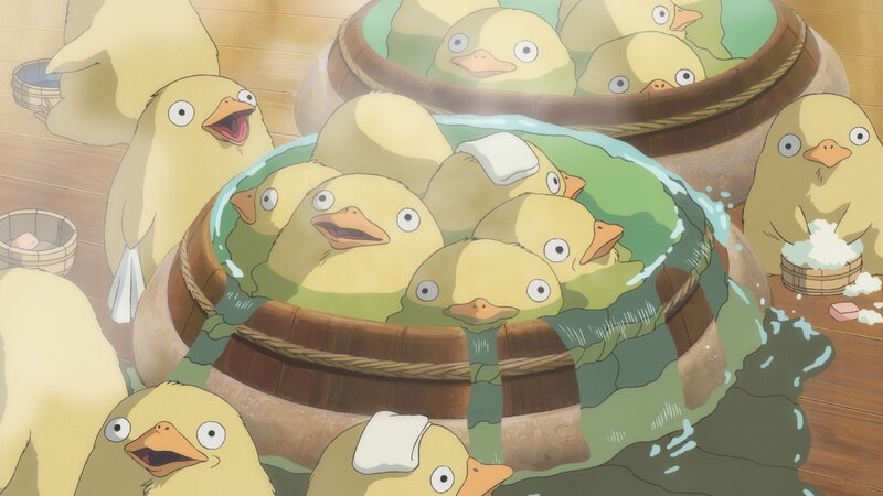 Yellow Ducklings in Tubs