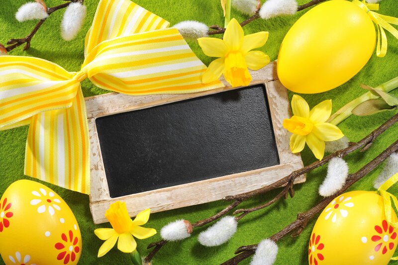 Yellow Easter Eggs — Festive