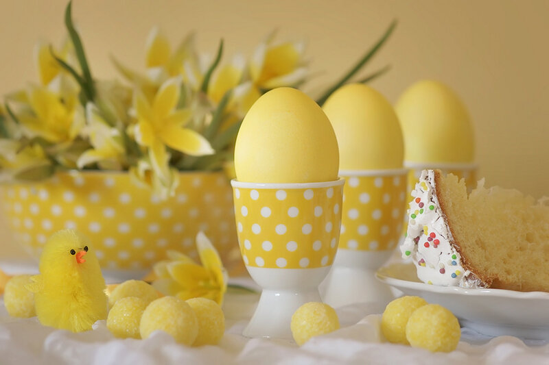 Yellow Easter Eggs