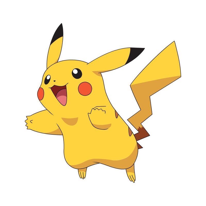 Yellow Electric Mouse — Happy
