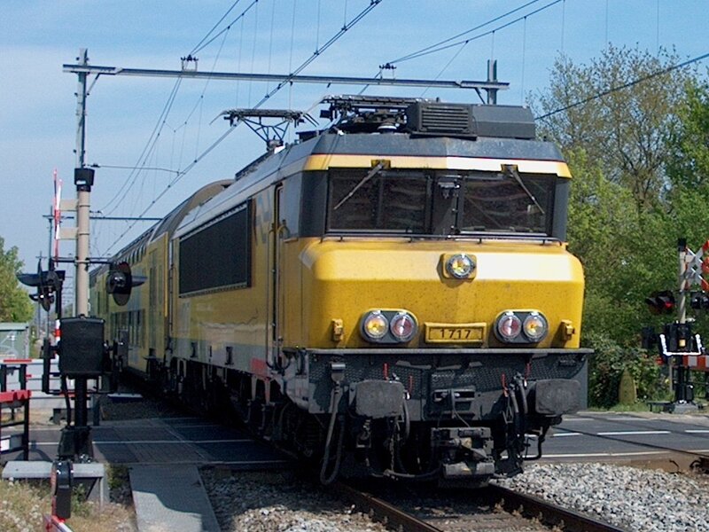 Yellow Electric Train