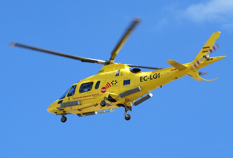 Yellow Emergency Helicopter