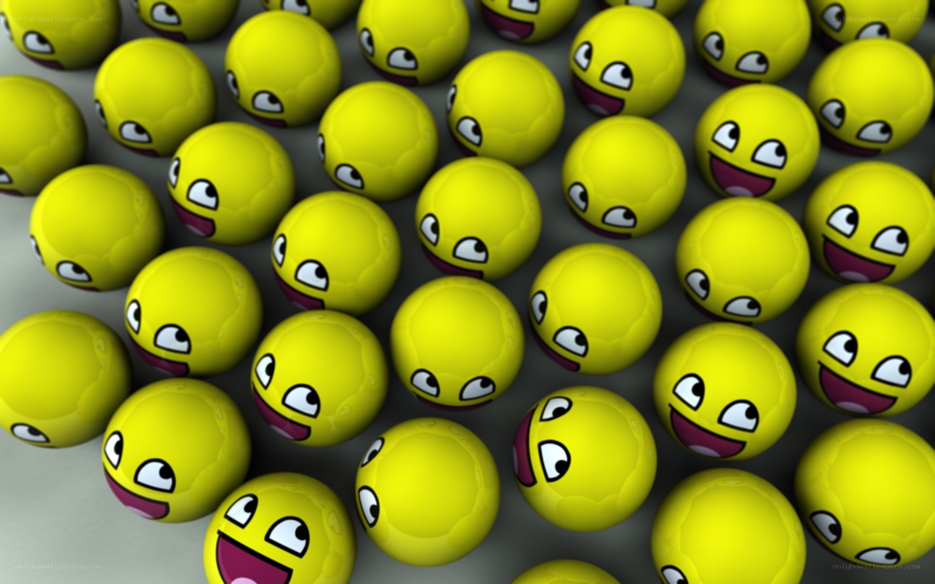 yellow emoji balls