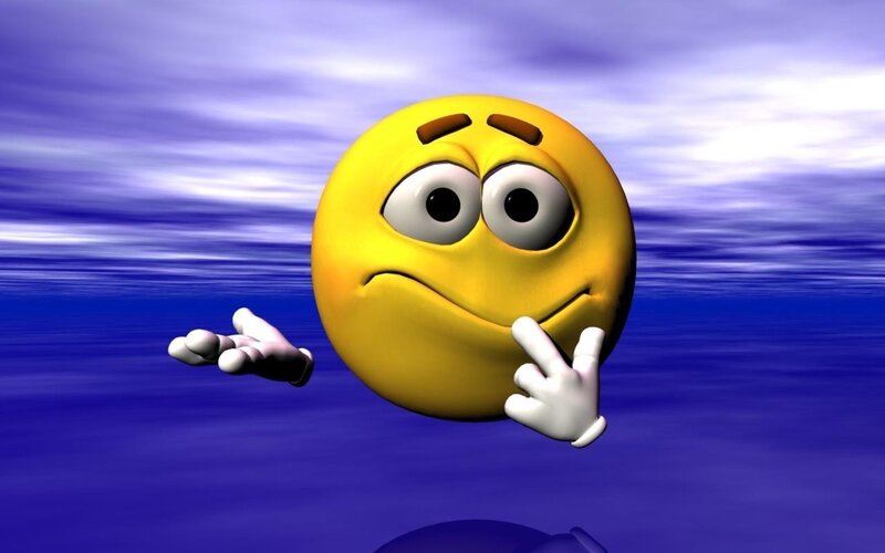 Yellow Emoji Character — Dreamy