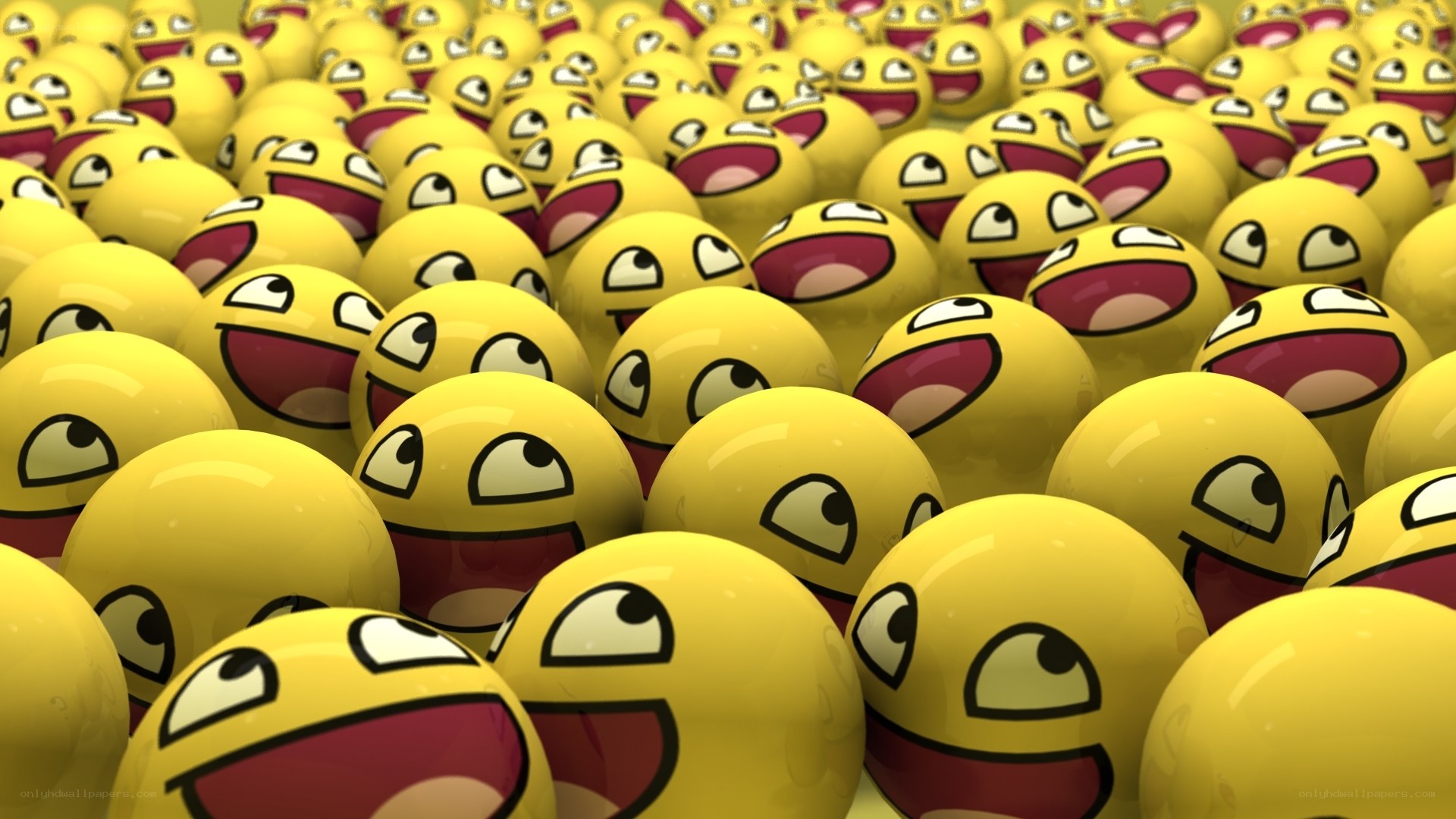 yellow emoji crowd