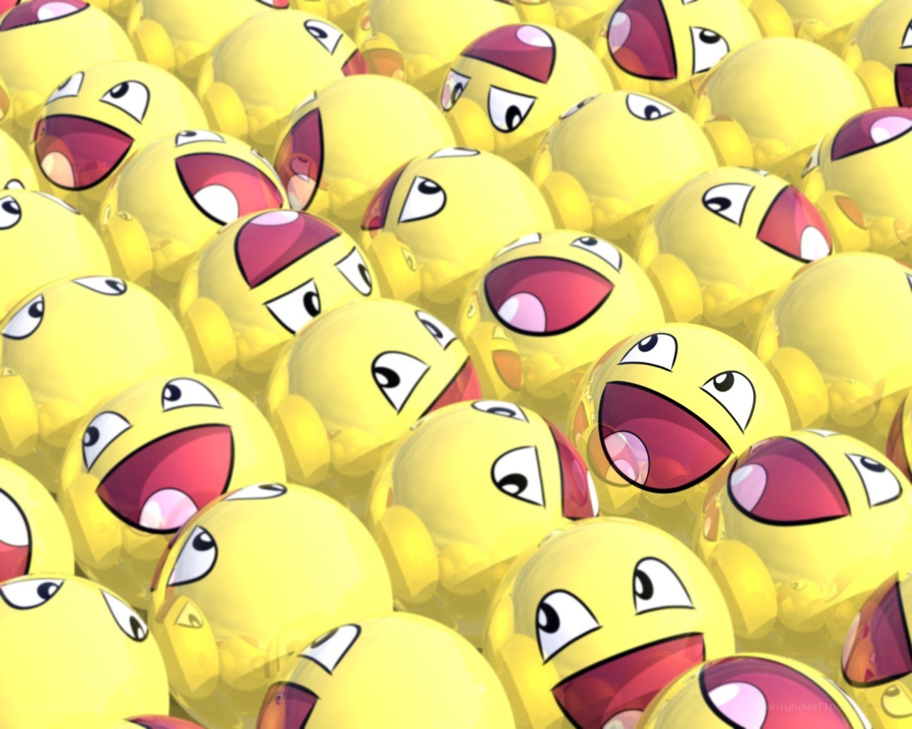 yellow emoji crowd