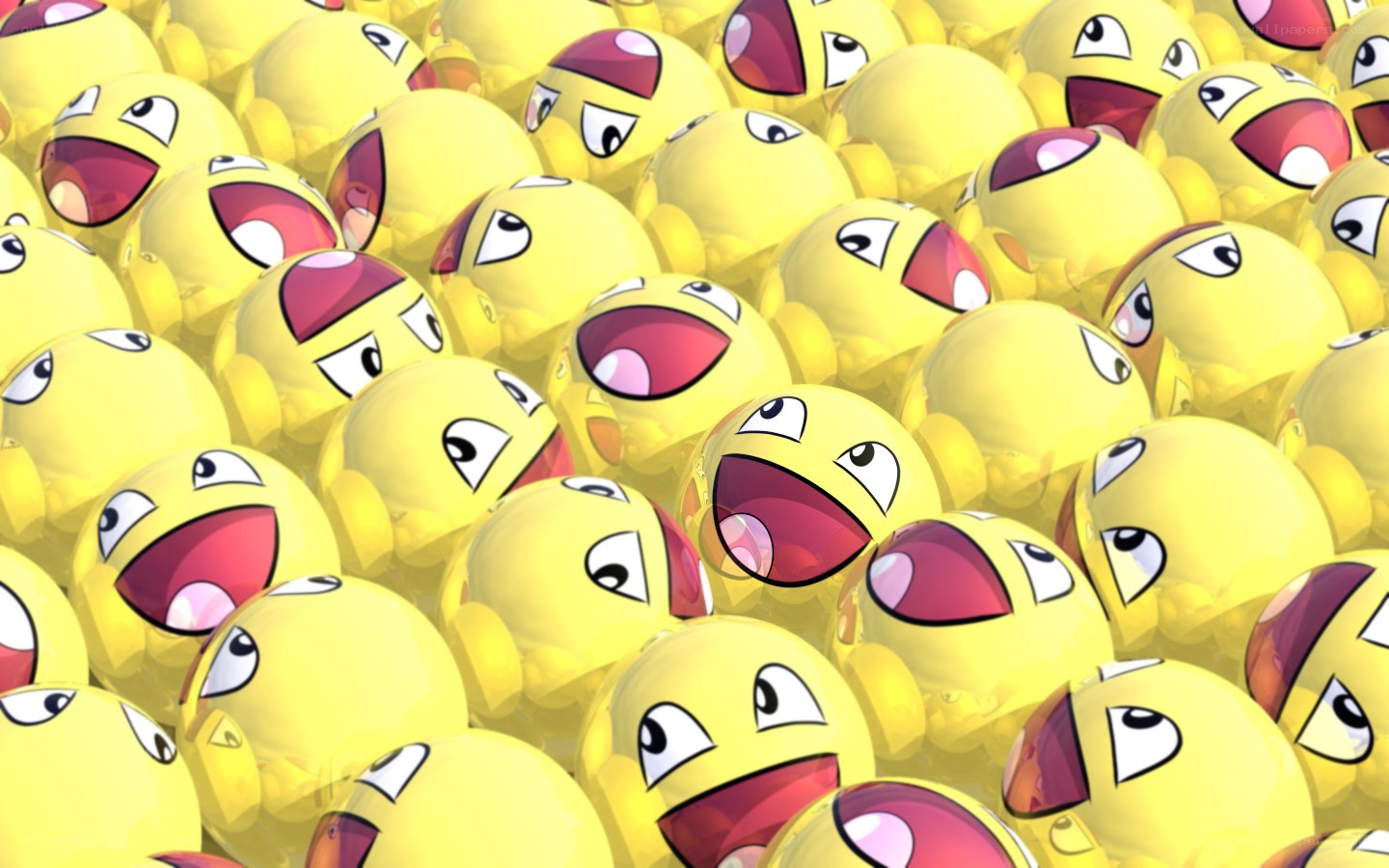 yellow emoji crowd