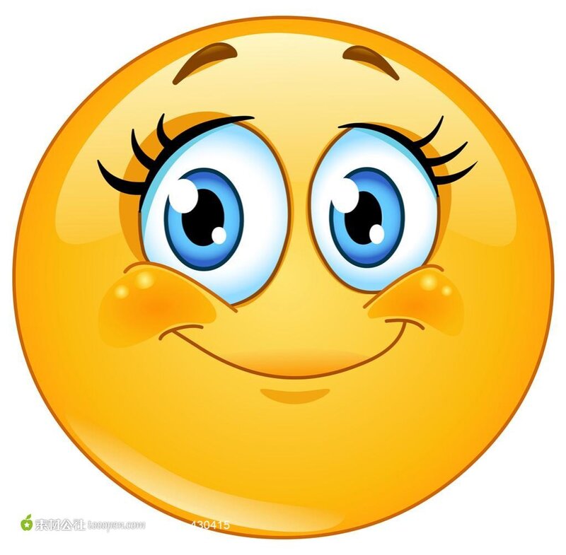 Yellow Emoji Face — Happy