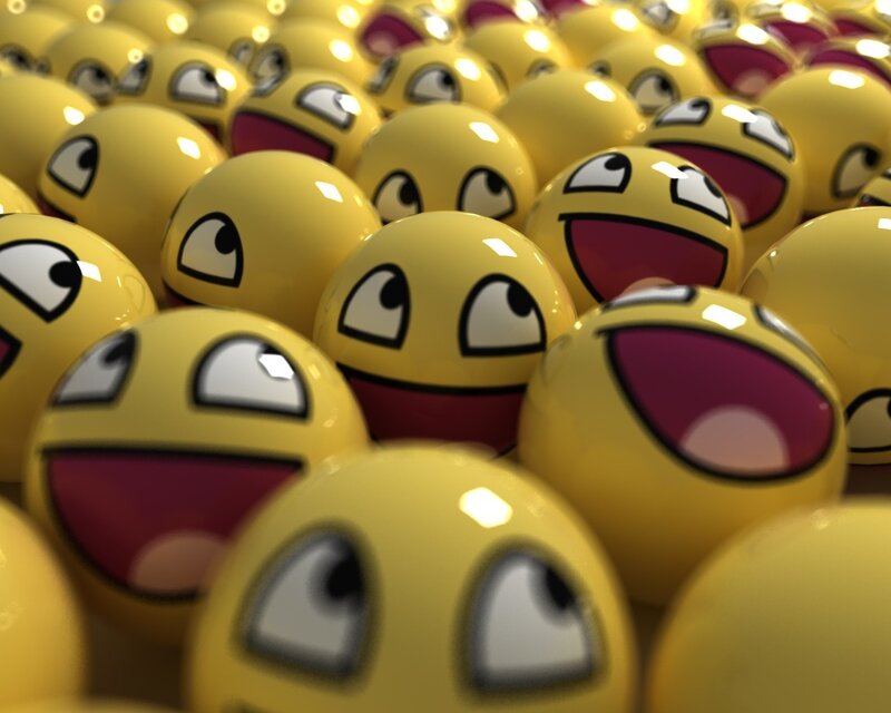 Yellow Emoji Faces — Playful, 3d Render