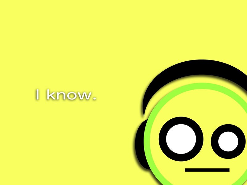 yellow emoji with headphones