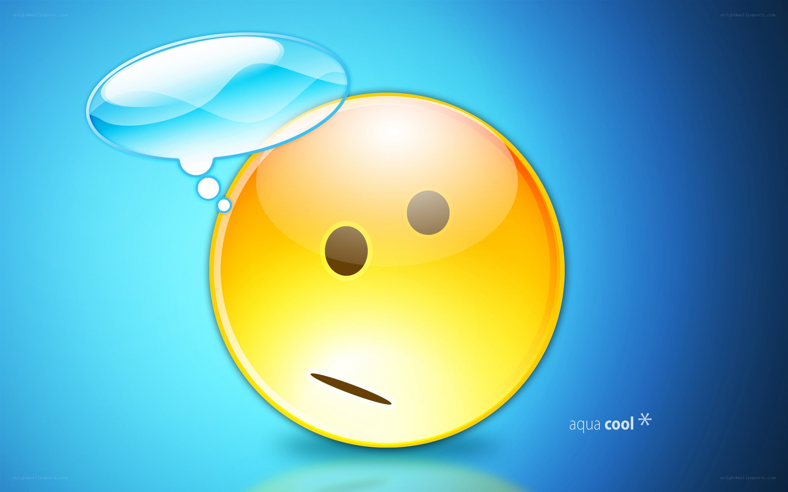 yellow emoji with thought bubble