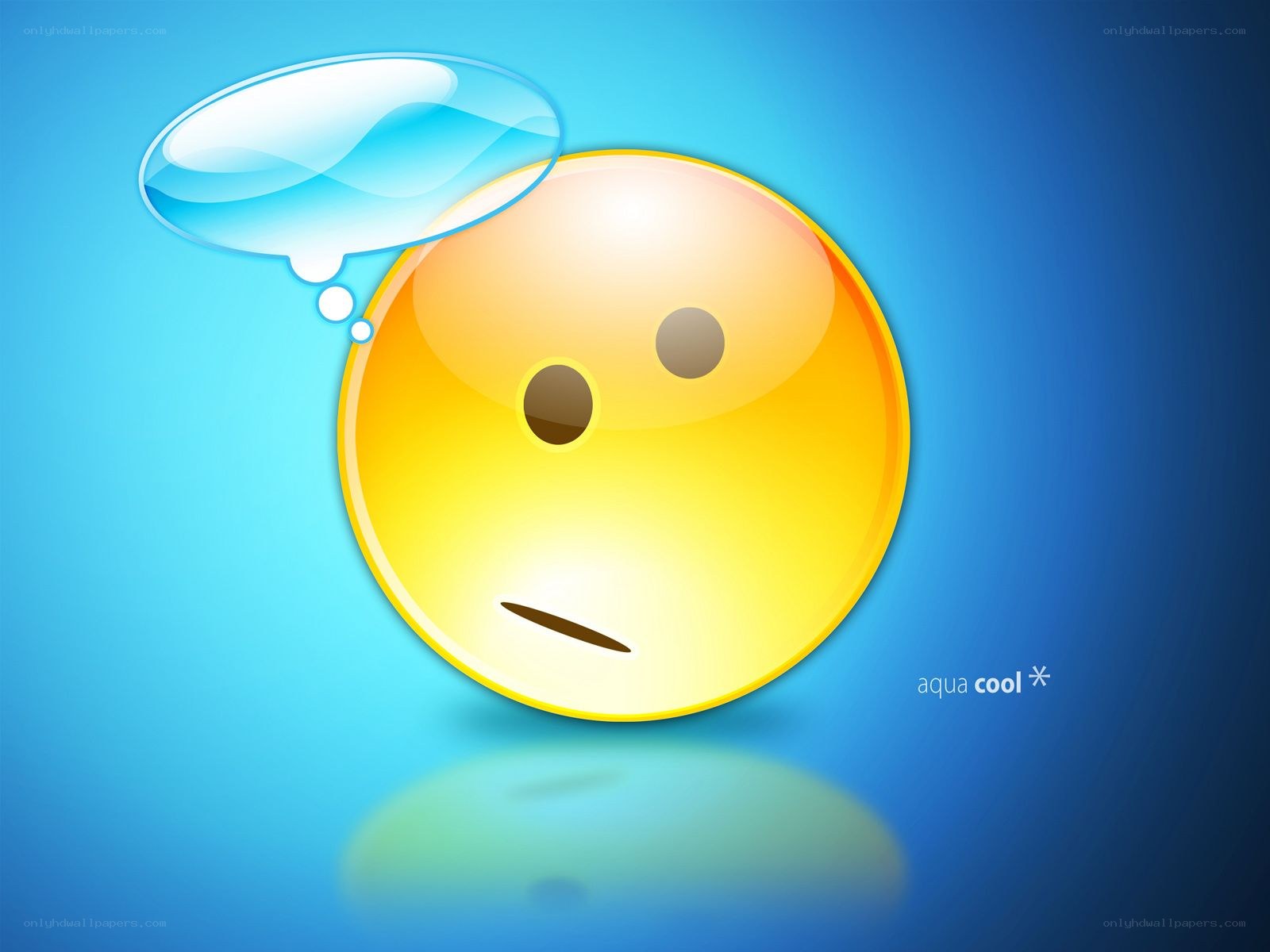 yellow emoji with thought bubble