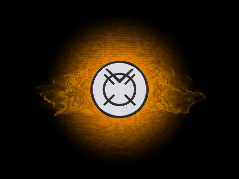 yellow energy symbol