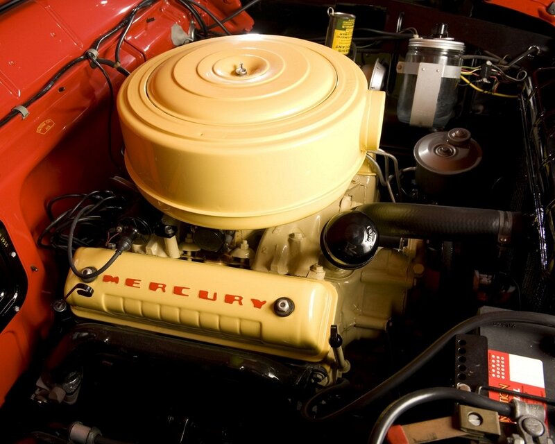 Yellow Engine in Car — Mechanical
