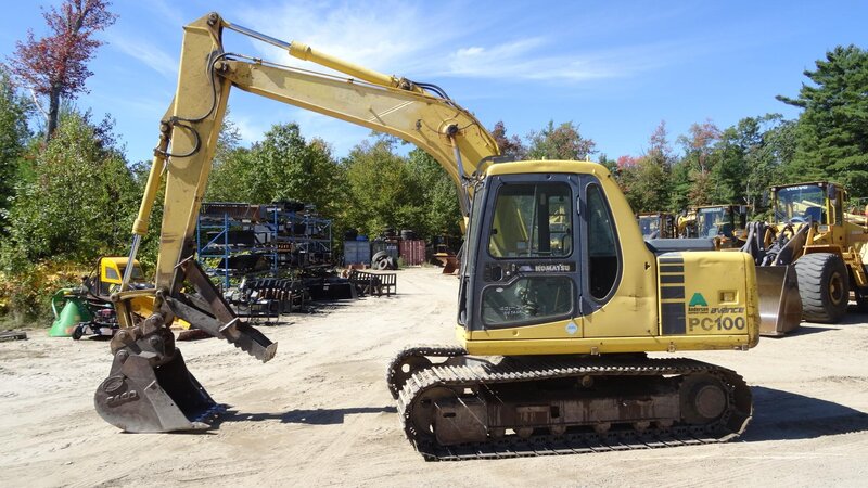 Yellow Excavator — Outdoor, Afternoon