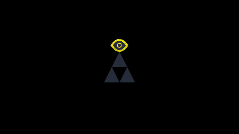 Yellow Eye over Triangles