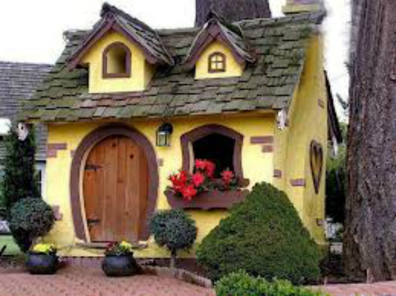 Yellow Fairy-tale House — Whimsical