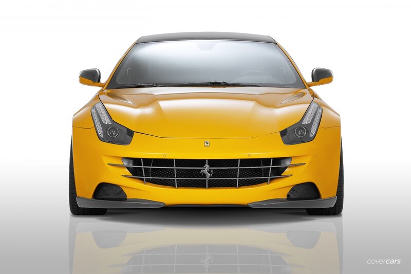 Yellow Ferrari Car