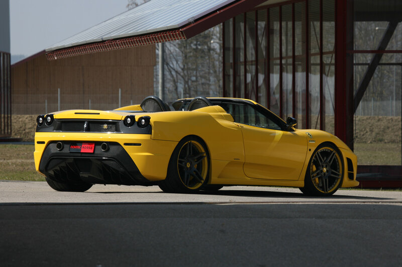 Yellow Ferrari Convertible — Calm, Afternoon, Photograph, Car