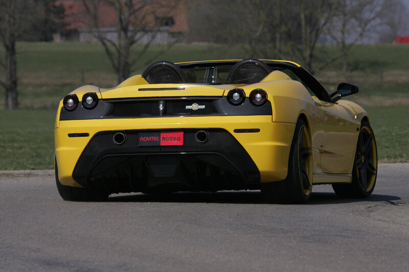 Yellow Ferrari Convertible — Calm, Spring