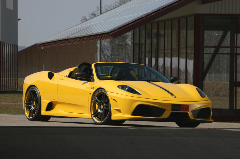 Yellow Ferrari Convertible — Calm