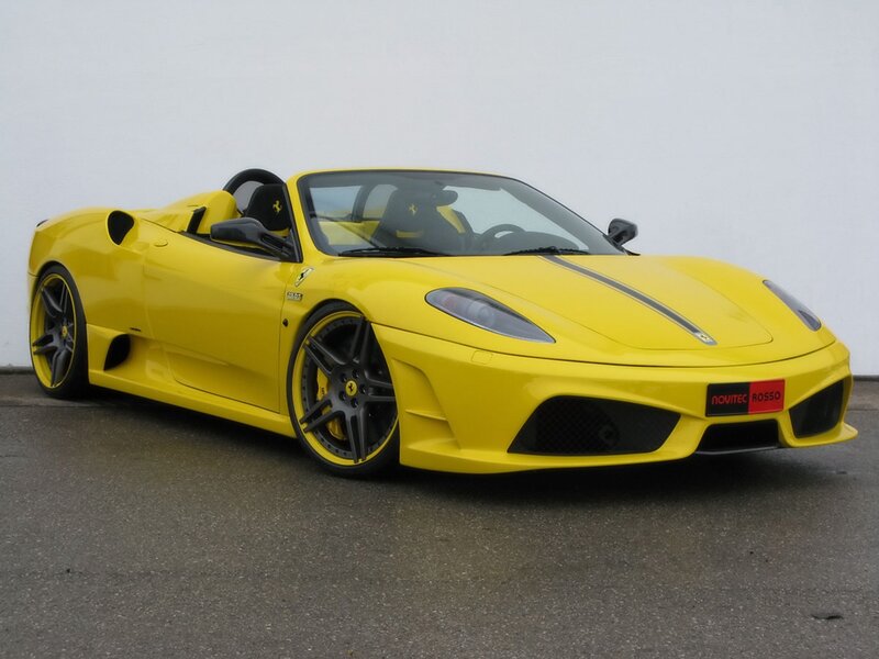 Yellow Ferrari Convertible — Neutral
