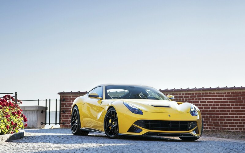 Yellow Ferrari F12tdf — Serene