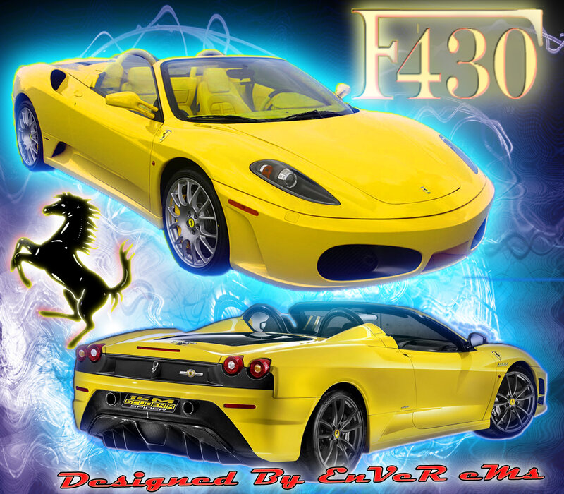 Yellow Ferrari F430 Spider