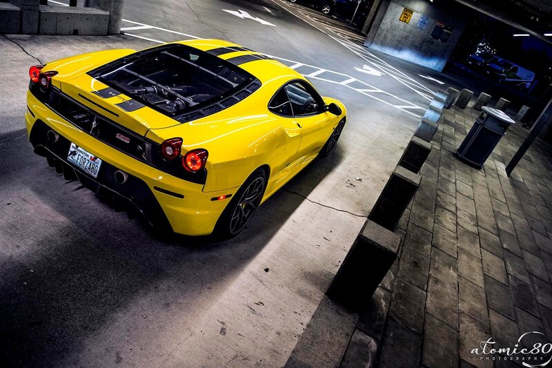 Yellow Ferrari F430