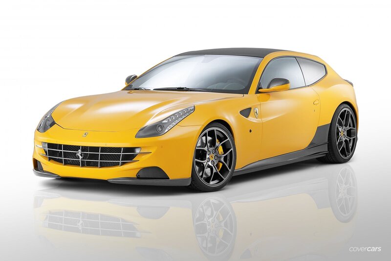 Yellow Ferrari Ff