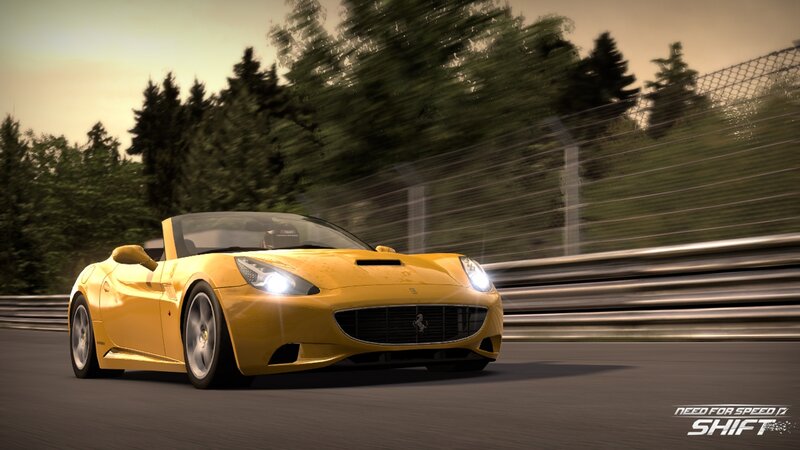 yellow ferrari on racetrack