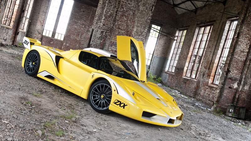 Yellow Ferrari Zxx