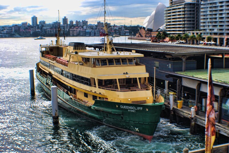 Yellow Ferry Boat