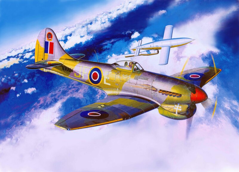 Yellow Fighter Plane — Blue