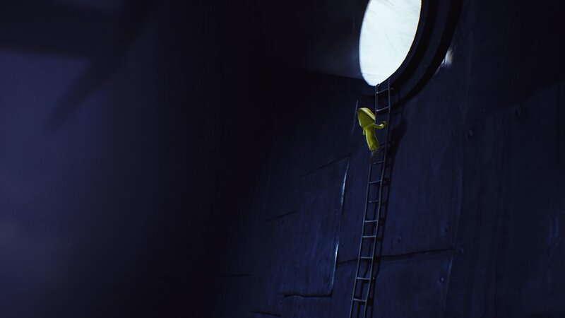 Yellow Figure Climbing Ladder