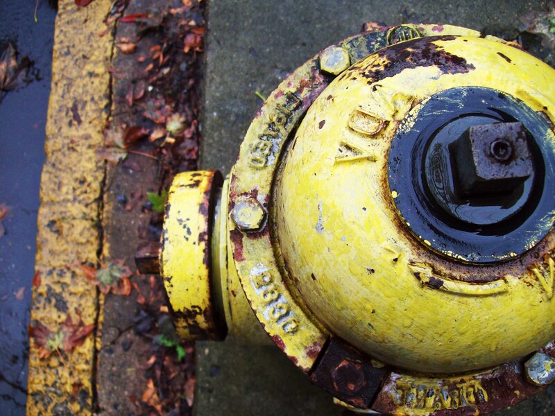 Yellow Fire Hydrant