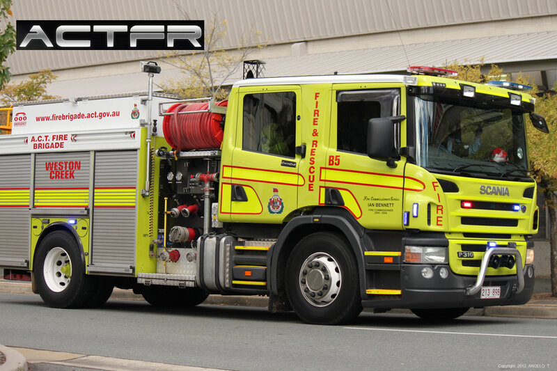 Yellow Fire Truck