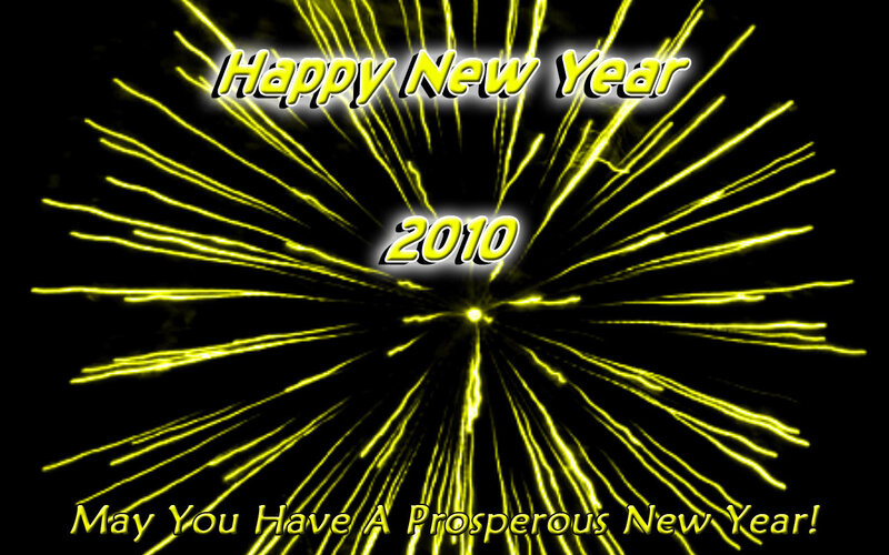 Yellow Fireworks Display