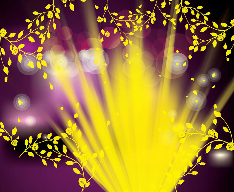 Yellow Floral Branches