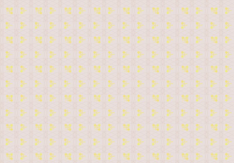 yellow floral pattern on beige