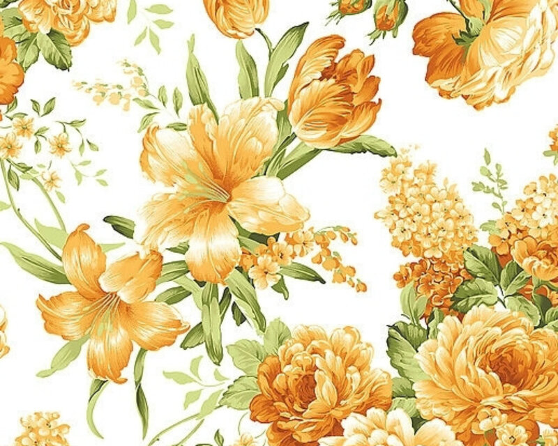 Yellow Floral Pattern