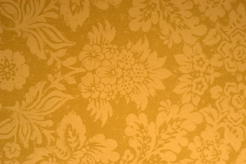 Yellow Floral Wallpaper