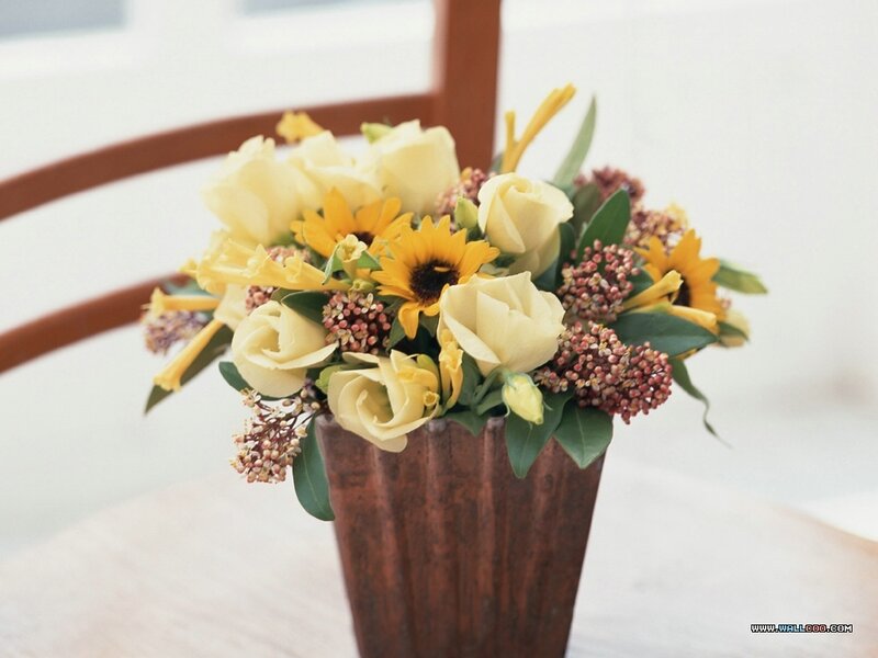Yellow Flower Bouquet — Calm