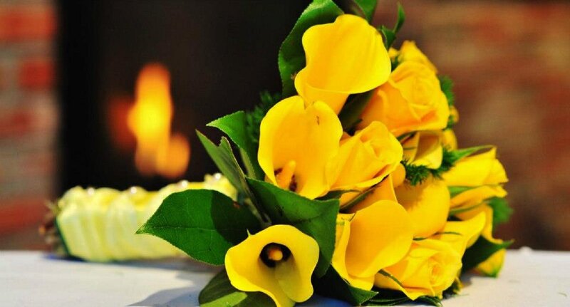 Yellow Flower Bouquet — Warm