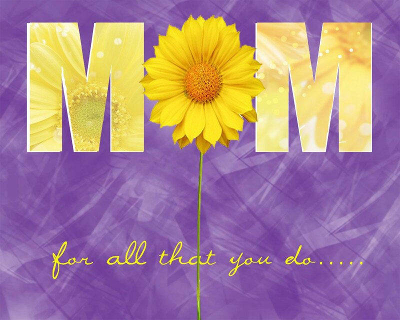 Yellow Flower in Text